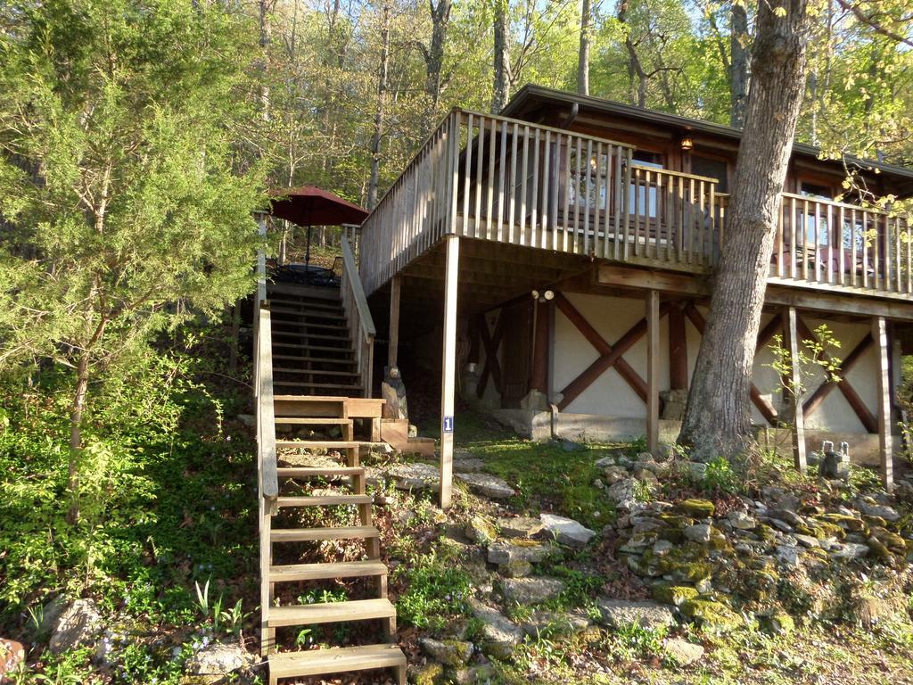 Lake Lucerne Treehouse Villa Eureka Springs Buitenkant foto